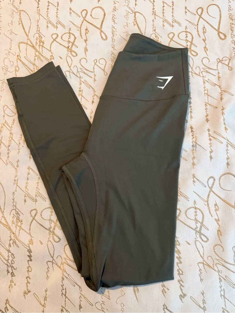 Gymshark Olive Green Seamless High-Rise Leggings